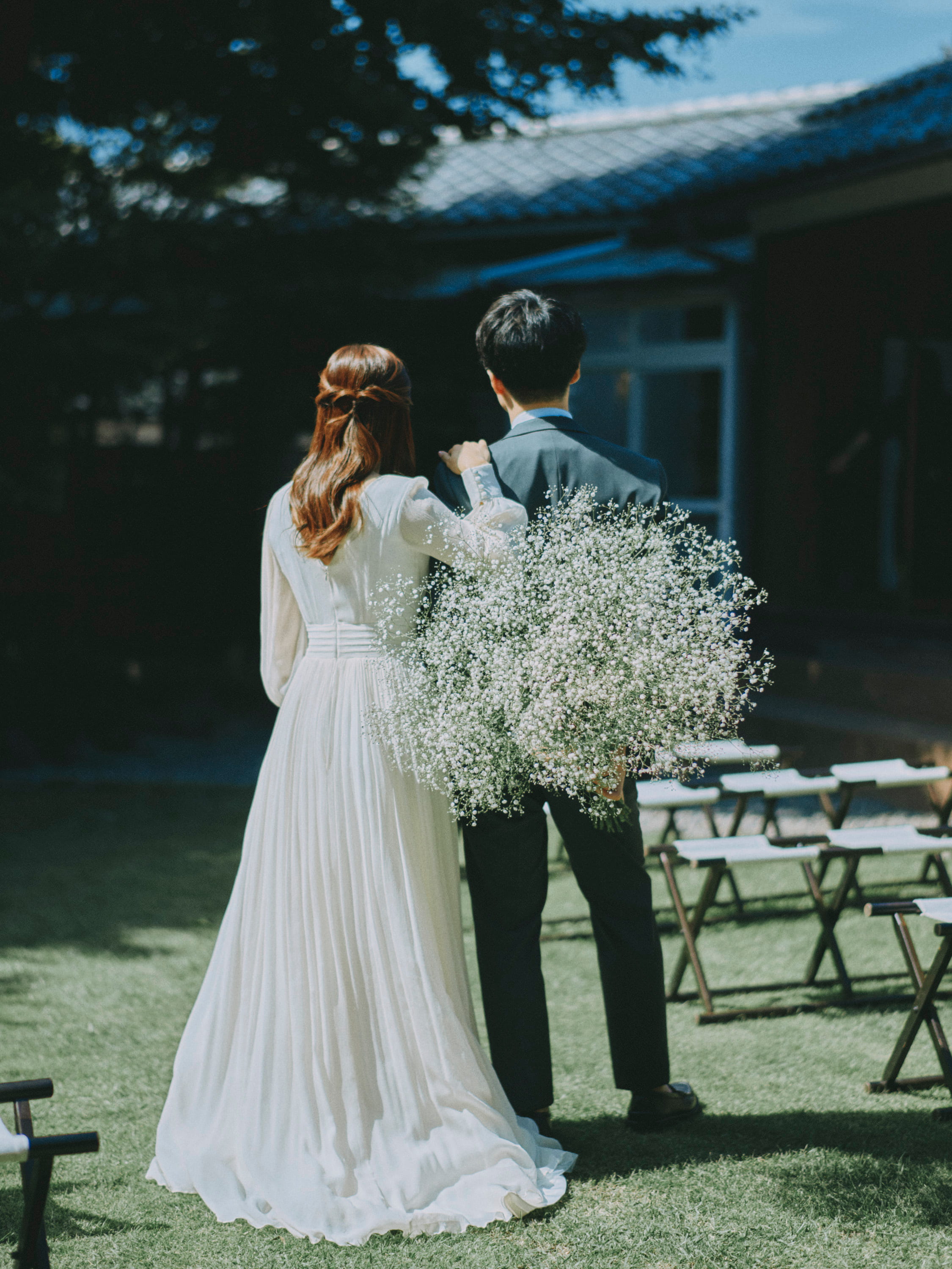 beautiful back view