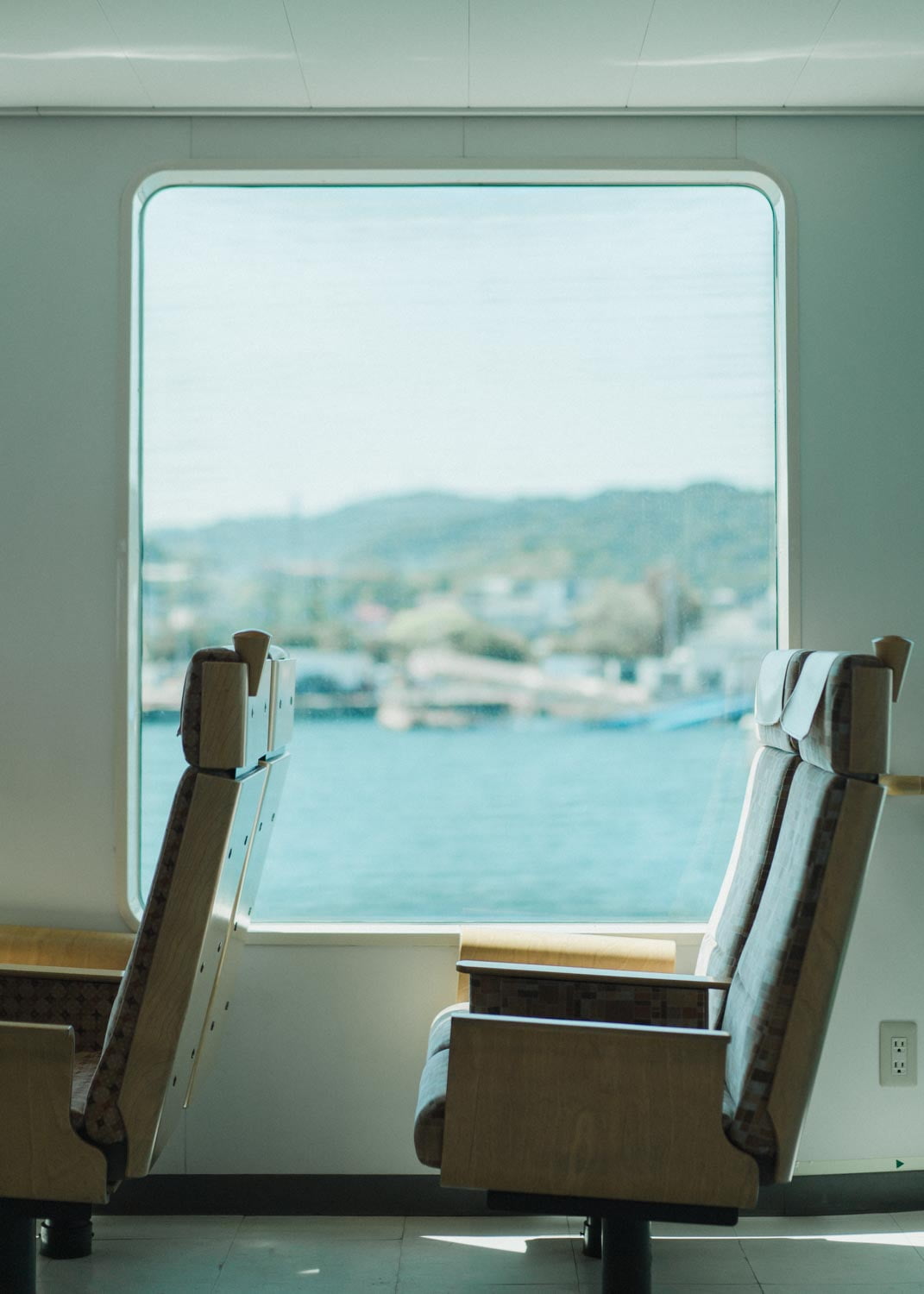 From inside a ship