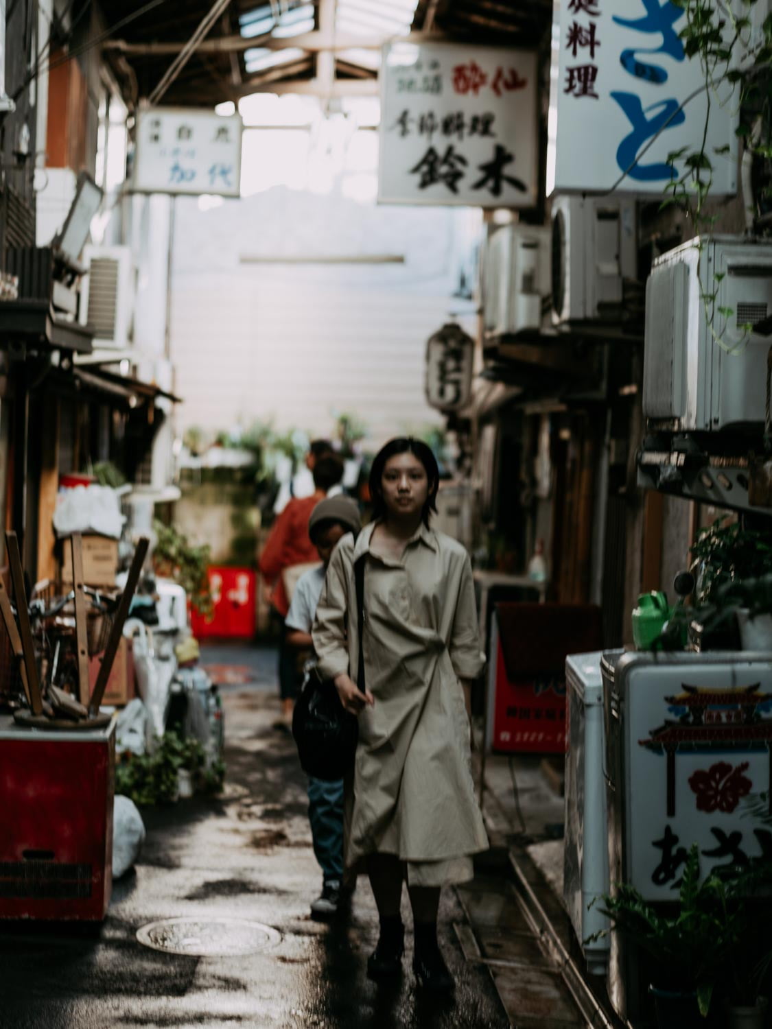 a small street lined with bars