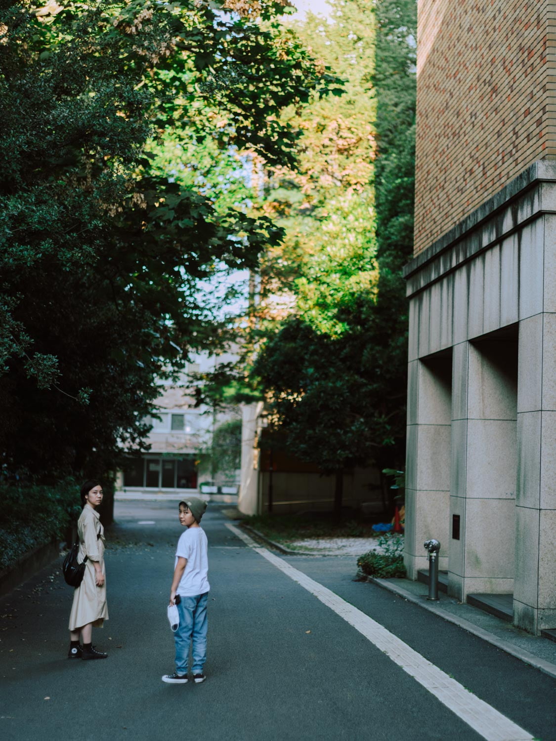 in an alley